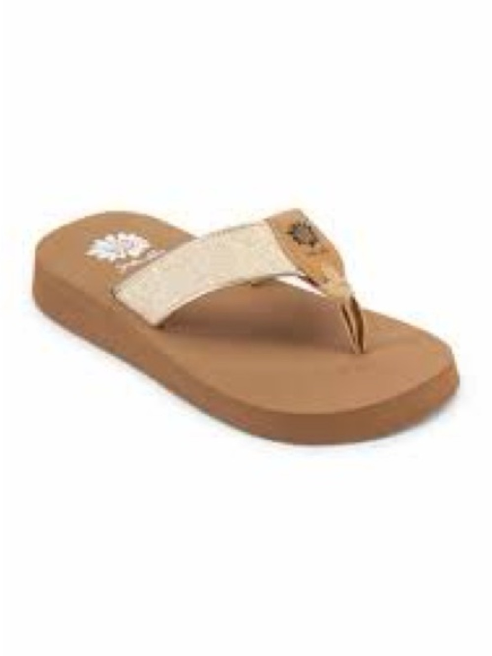 Yellow Box Fabius Light Gold Flip Flop Sandal